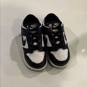 Nike Kids Black and White Sneakers
